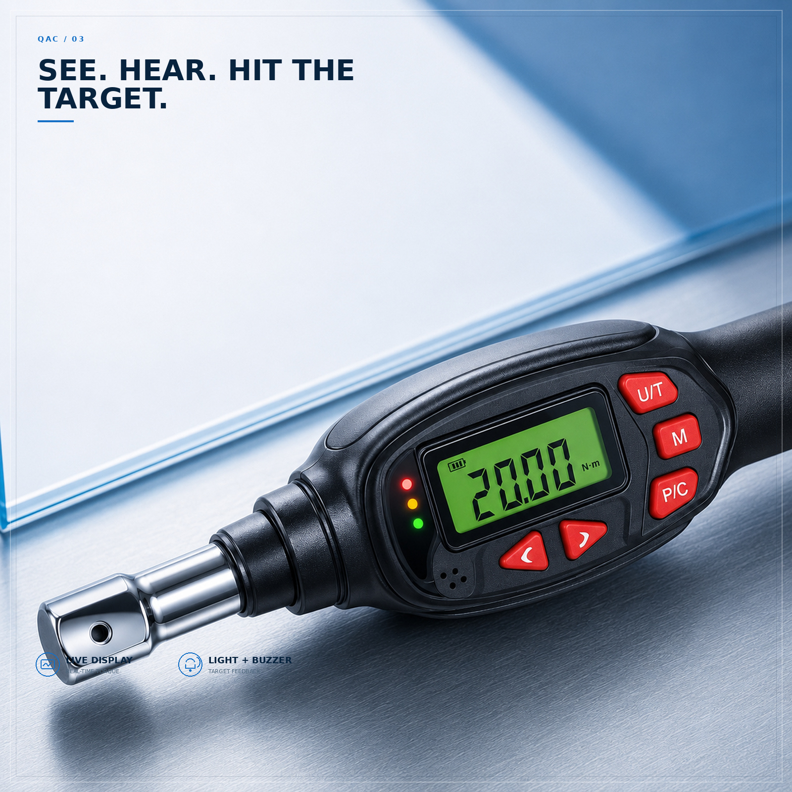 QAC Interchangeable Digital Torque Wrench
